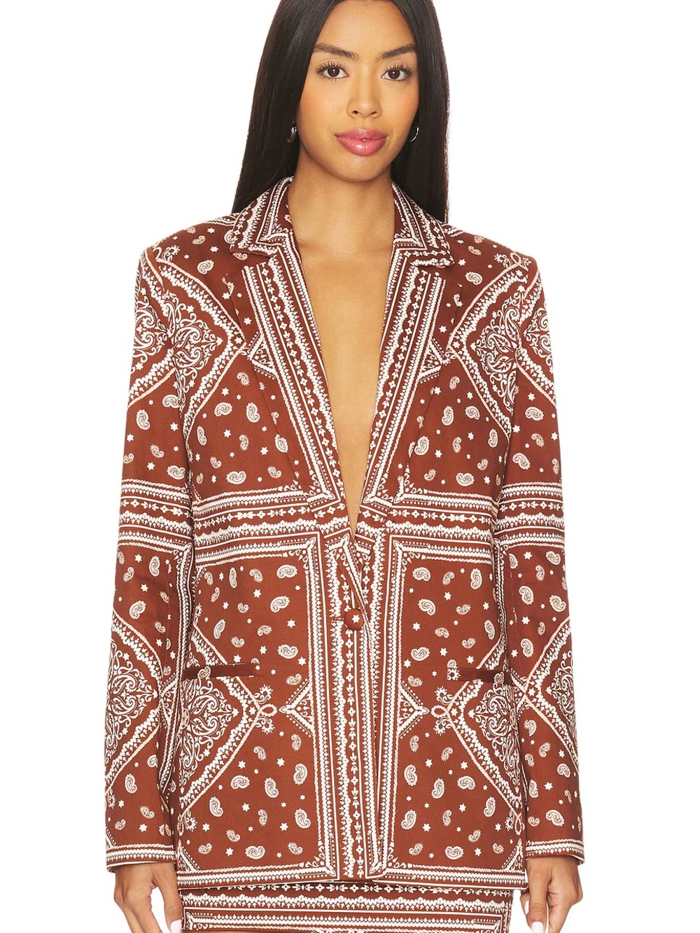 Amanda Uprichard Grady Blazer in Montana print NWT sz XS
